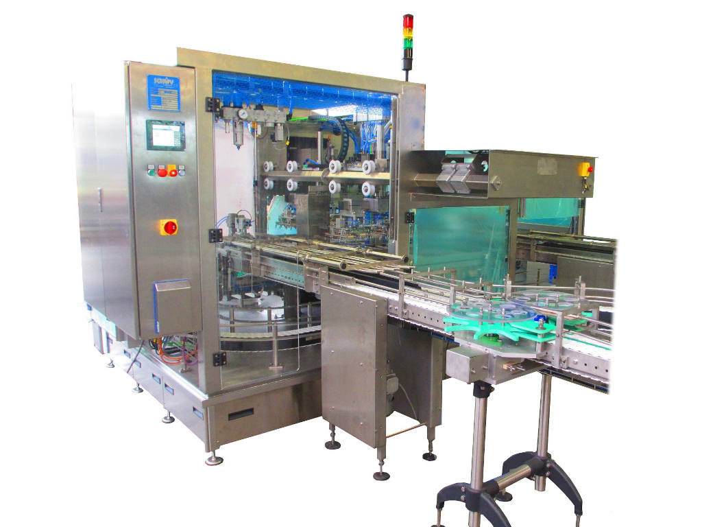 SchuPack Crate Packer für Becher Eimer in Plastikkisten